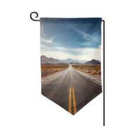 Bandiera da giardino di benvenuto per esterni di piccole dimensioni 31 x 45 cm doppia faccia resistente alle intemperie bandiera per casa paesaggio desertico autostrada bandiere verticali per fattoria
