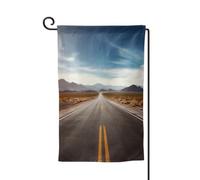 Bandiera da giardino di benvenuto per esterni di piccole dimensioni 31 x 45 cm doppia faccia resistente alle intemperie bandiera per casa paesaggio desertico autostrada bandiere verticali per fattoria