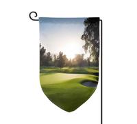 Bandiera da giardino di benvenuto per esterni di piccole dimensioni 31 x 45 cm su entrambi i lati resistente alle intemperie bandiera per casa campo da golf bandiere verticali per fattoria all'aperto