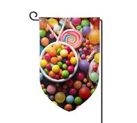 Bandiera da giardino di benvenuto per esterni, piccola bandiera, 31,8 x 45,7 cm, double face, resistente alle intemperie, bandiera verticale colorata per casa, decorazione per casa colonica all'aperto