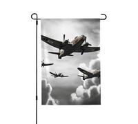 Bandiera da giardino di benvenuto per esterni, piccola bandiera, 71 x 101 cm, doppia faccia, resistente alle intemperie, bandiera verticale per casa, guerra mondiale, decorazione per patio