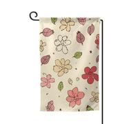 Bandiera da giardino di benvenuto per esterni piccoli bandiere da cortile 31 x 45 cm doppia faccia resistente alle intemperie bandiera per casa bella fantasia floreale bandiere verticali per fattoria
