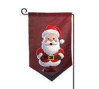 Bandiera da giardino di benvenuto per esterni piccoli bandiere da cortile 31 x 45 cm doppia faccia resistente alle intemperie bandiera per casa carino Babbo Natale bandiere verticali per fattoria