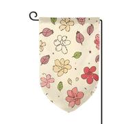 Bandiera da giardino di benvenuto per esterni piccoli bandiere da cortile 31 x 45 cm doppia faccia resistente alle intemperie bandiera per casa bella fantasia floreale bandiere verticali per fattoria