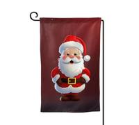 Bandiera da giardino di benvenuto per esterni piccoli bandiere da cortile 31 x 45 cm doppia faccia resistente alle intemperie bandiera per casa carino Babbo Natale bandiere verticali per fattoria