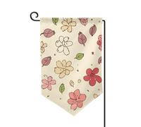 Bandiera da giardino di benvenuto per esterni piccoli bandiere da cortile 31 x 45 cm doppia faccia resistente alle intemperie bandiera per casa bella fantasia floreale bandiere verticali per fattoria
