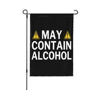 Bandiera da giardino di dimensioni doppie, può contenere alcol, 28 x 40 cm, decorazione verticale per esterni.