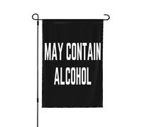 Bandiera da giardino di dimensioni doppie, può contenere alcol, decorazione verticale per esterni, 12x18