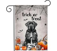 Bandiera da giardino di Halloween 12x18 pollici a doppia faccia di Halloween Flag di Bandiera sfavoribile Giardino Non tutte le streghe vivono in Salem Gothic Lawn Bands Decor decorazioni F