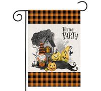 Bandiera da giardino "Dolcetto o scherzetto" verticale bifacciale, Halloween Ya