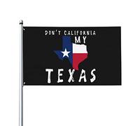 Bandiera Da Giardino Don'T California My Texas Bandieradacortile Antivento Bandierada Balcone Durevole Outdoor Bandiera Per Esterno Festival Feste 90X152CM