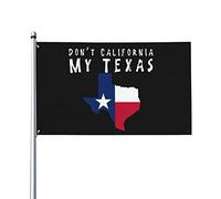 Bandiera Da Giardino Don'T California My Texas Bandiere Decorative Antivento Outdoor Bandiera Premium Bandieradacortile Per Esterno Festival Feste 90X152CM