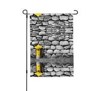 Bandiera da giardino double-face con pietre di ciottoli, 71 x 101,6 cm (leggera), vivace stampa su tutta la superficie, decorazione per cortile, giardino, terrazza o portico