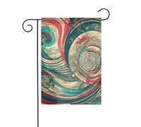 Bandiera da giardino double-face con scritta "Not All Who Wander Are Lost", 30,5 x 45,7 cm, bandiere per decorazioni all'aperto e vacanze, bandiera da cortile durevole