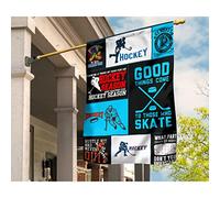 Bandiera Da Giardino Durevole Bandiera Da Cortile Deluxe Bandiere Pirati Decorazione Per Patio Interni Cortile Hockey Le Cose Belle Capitano A Chi Pattina M