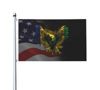 Bandiera Da Giardino Eagle Saint Vincent And The Grenadines Bandiera Da Cortile Premium Bandiere Decorative Durevole Garden Flag Per Feste Celebrazioni Festival 90X152CM