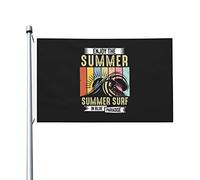 Bandiera Da Giardino Enjoy The Summer Summer Surf In Blue Paradise Bandiere Decorative Antivento Bandiera Da Cortile Colore Vivido Garden Flag Per Celebrazioni Festival Esterno 90X152CM