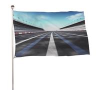 Bandiera da giardino estiva, 61 x 88,9 cm, bandiera stagionale da cortile con occhielli in ottone, bandiera da esterno per tutte le stagioni, bandiera per gara e vacanze, grande striscione per la