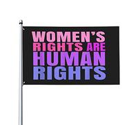 Bandiera Da Giardino Feminist Women'S Rights Are Human Rights No Country For Old Men Bandiere Decorative Colore Vivido Bandiera Da Cortile Antivento Garden Flag Per Feste Esterno 90X152CM