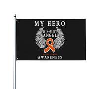 Bandiera Da Giardino Fight Against Ms Awareness Multiple Sclerosis Black Bandiere Decorative Impermeabile Bandiera Da Cortile Antivento Garden Flag Per Esterno Festival Celebrazioni 90X152CM