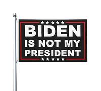 Bandiera Da Giardino Fraud Biden Is Not My President Garden Flag Premium Bandiera Da Cortile Durevole Bandiere Decorative Per Feste Celebrazioni Festival 90X152CM