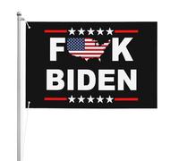 Bandiera Da Giardino Fuck Biden Anti Joe Biden Bandiere Decorative Colore Vivido Garden Flag Durevole Bandiera Da Cortile Per Feste Esterno Festival 90X152CM