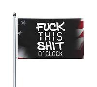 Bandiera Da Giardino Fuck This Shit Bandiere Decorative Resistente Al Sole Bandiera Da Cortile Impermeabile Garden Flag Per Celebrazioni Esterno Festival 90X152Cm