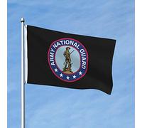 Bandiera Da Giardino Funny The United States Army National Guard Garden Flag Durevole Bandiere Decorative Colore Vivido Bandiera Da Cortile Per Esterno Feste Festival 90X152CM