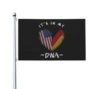 Bandiera Da Giardino Germany It'S In My Dna German Usa Bandiere Decorative Lavabile Bandiera Da Cortile Antivento Garden Flag Per Feste Esterno Festival 90X152CM