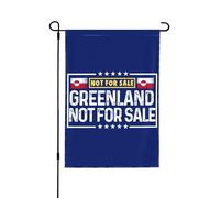 Bandiera da giardino "Groenlandia non in vendita", 12x18, cartello "Amo la Groenlandia", bandiere per casa, senza supporto.
