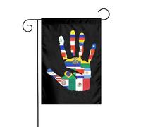 Bandiera Da Giardino Hispanic Heritage Month Bandiera Verticale Impermeabile Garden Flag Premium Bandiere Decorative Per Feste Esterno Festival 30X45CM