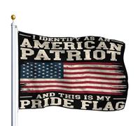 Bandiera da Giardino I Identify As An American This Is My Pride 90x150cm