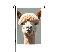 Bandiera da giardino in alpaca avatar 30,5 x 45,7 cm. Decorazione per esterni luminosa su entrambi i lati porta un po' di divertimento al tuo giardino.