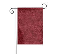 Bandiera da giardino in feltro rosso cremisi profondo 30 x 45 cm verticale su entrambi i lati per fattoria vacanze decorazioni esterne bandiera cortile