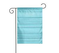 Bandiera da giardino in legno verde menta colorata, 12x18, verticale, bifacciale, decorazione per esterni per le vacanze in stile fattoria.