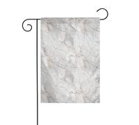 Bandiera da giardino in marmo grigio tempesta graffiata 30 x 45 cm verticale su entrambi i lati per fattoria vacanze esterne decorazioni da cortile bandiera