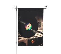 Bandiera da giardino in vinile da 12x18 pollici, stampa fronte-retro, bandiere da giardino per interni ed esterni, bandiera per le vacanze, banner esterno, sfondo fotografico per la decorazione della