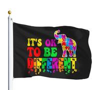 Bandiera Da Giardino It'S Ok To Be Different Bandiere Decorative Lavabile Bandiera Da Cortile Premium Garden Flag Per Esterno Festival Celebrazioni 90X152CM