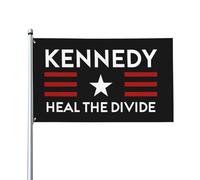 Bandiera Da Giardino Kennedy 2024 Heal The Divide I'M A Kennedy Democrat Bandieradacortile Colore Vivido Bandierada Balcone Durevole Bandiere Decorative Per Esterno Celebrazioni Feste 90X152CM