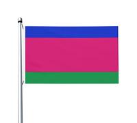 Bandiera Da Giardino Kuban People'S Republic Bandiere Decorative Impermeabile Bandiera Da Cortile Antivento Garden Flag Per Feste Celebrazioni Festival 90X152CM