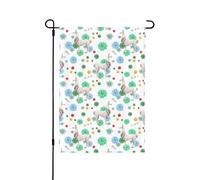 Bandiera da Giardino Lama Nobile 28x40 Pollici Bandiera da Cortile Verticale su Doppia Faccia Decorazione in Poliestere Bandiere di Benvenuto per Casa per Esterno Portico Esterno Fattoria Patio Decora