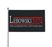 Bandiera Da Giardino Lebowski Political Election Vote 2024`Vote Lebowski For 2024 Bandiere Decorative Premium Bandiera Da Cortile Lavabile Garden Flag Per Celebrazioni Feste Festival 90X152CM
