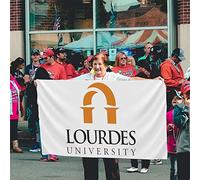 Bandiera Da Giardino Lourdes University Garden Flag Antivento Bandiera Da Cortile Lavabile Bandiere Decorative Per Celebrazioni Festival Esterno 90X152CM