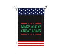 Bandiera da giardino "Make Algae Great Again" (Rendiamo di n grandi le alghe) - Cartello da giardino 28x40 -