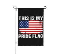 Bandiera da giardino "Make America Intelligent Again" bifacciale 12x18, ideale per la casa, il cortile o come insegna.