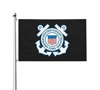 Bandiera Da Giardino Mark Of The U.S. Coast Guard Bandiera Da Cortile Lavabile Bandiere Decorative Colore Vivido Garden Flag Per Feste Festival Esterno 90X152CM