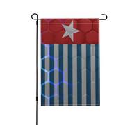 Bandiera Da Giardino Morning Star Bandiere Decorative Colori Vivaci Bandiera Verticale Impermeabile Garden Flag Per Festival Esterno Feste 30X45CM