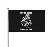 Bandiera Da Giardino Native Pride Still Here Still Strong Bandiera Da Cortile Durevole Bandiere Decorative Premium Garden Flag Per Esterno Feste Festival 90X152CM