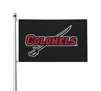 Bandiera Da Giardino Nicholls State Colonels Secondary Logo Bandiere Decorative Antivento Bandiera Da Cortile Premium Garden Flag Per Feste Celebrazioni Festival 90X152CM