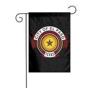 Bandiera Da Giardino Of El Paso Texas Garden Flag Premium Bandiera Verticale Colori Vivaci Bandiere Decorative Per Celebrazioni Feste Festival 30X45CM